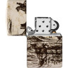Zippo Western Design 48518 — белая матовая